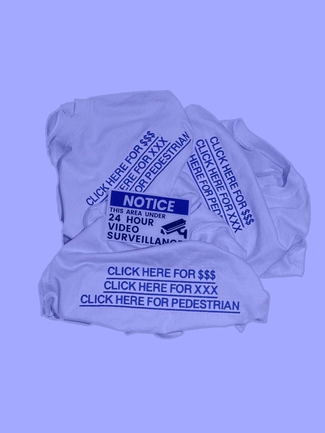 CLICK HERE EMBROIDERED TEE